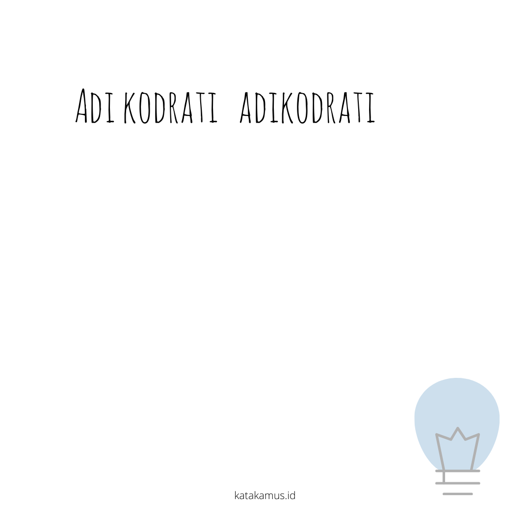 gambar adi kodrati - adikodrati