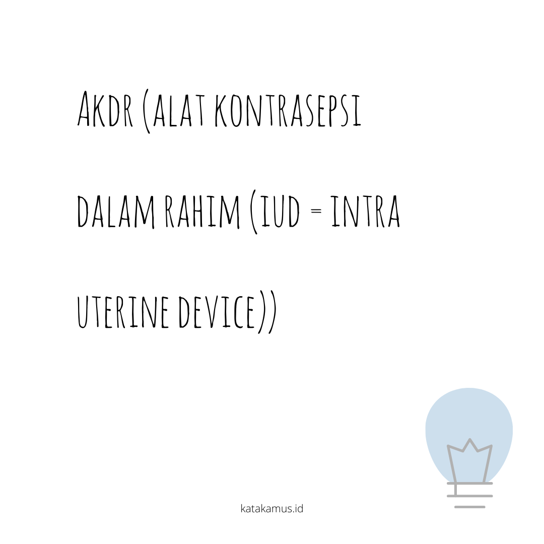 gambar AKDR (Alat Kontrasepsi Dalam Rahim (IUD = Intra Uterine Device))