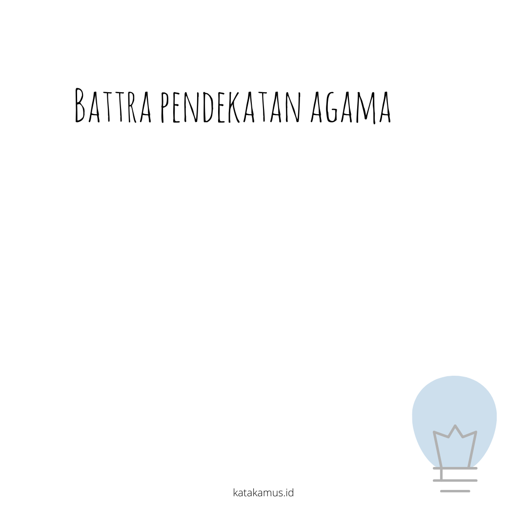 gambar Battra pendekatan agama