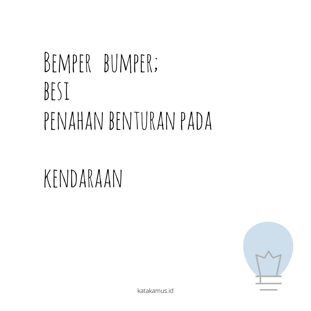 gambar bemper - bumper