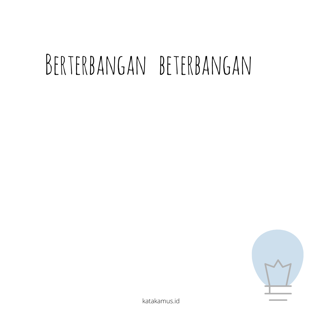 gambar berterbangan - beterbangan