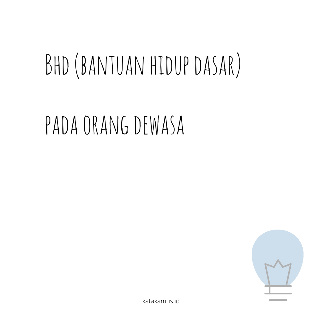 gambar BHD (Bantuan Hidup Dasar) pada orang dewasa