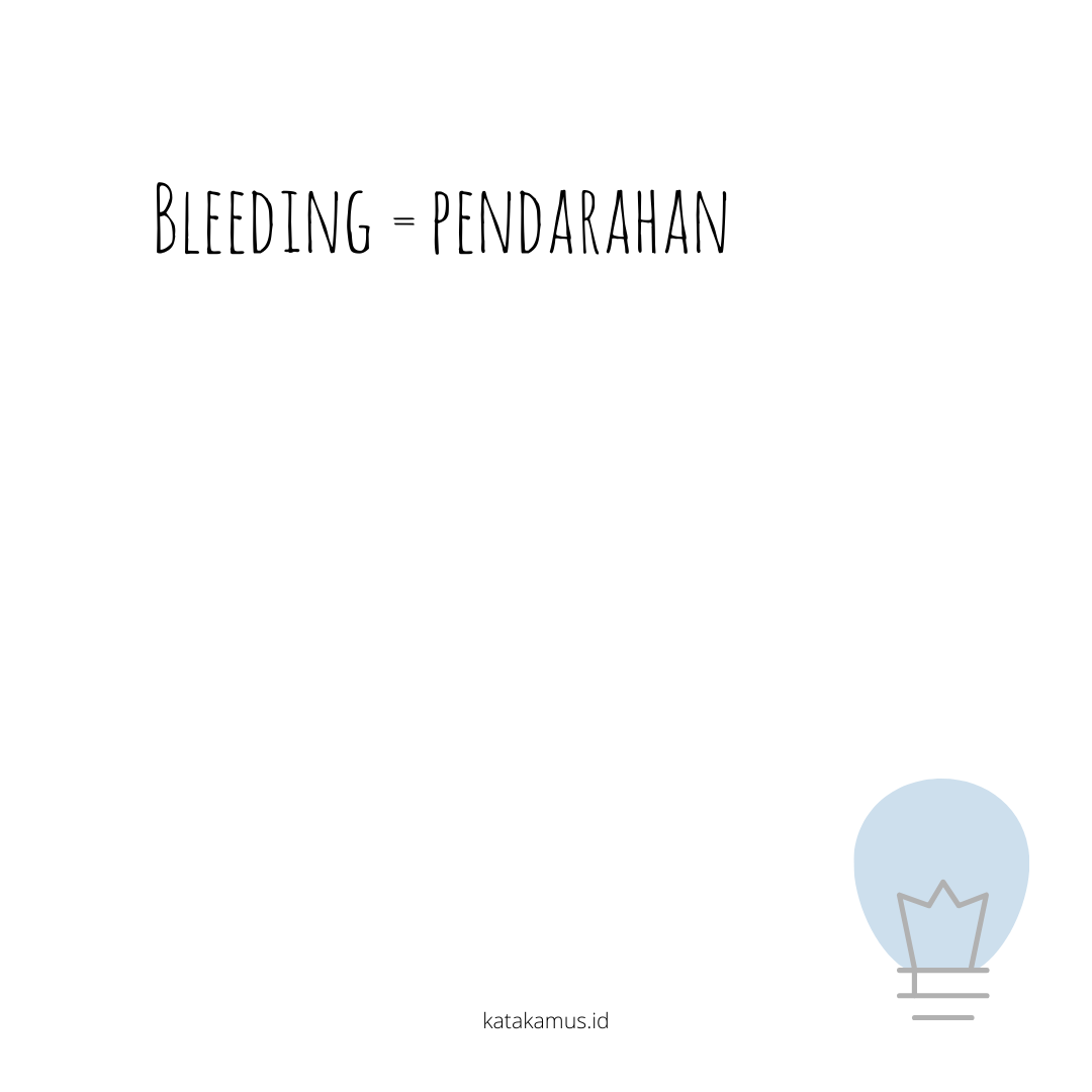 gambar Bleeding = Pendarahan