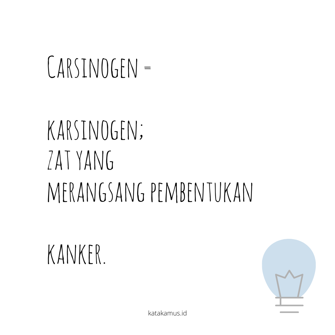 gambar Carsinogen = karsinogen
