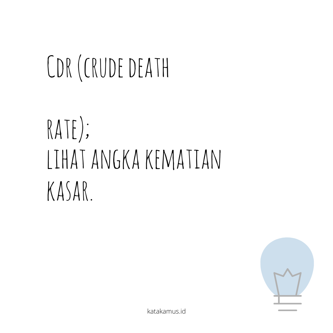 gambar CDR (Crude Death Rate)