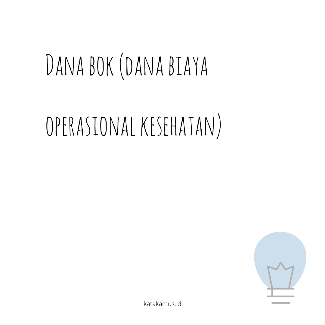 gambar Dana BOK (Dana Biaya Operasional Kesehatan)