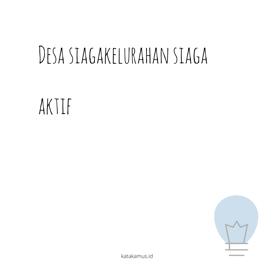 gambar Desa Siaga/Kelurahan Siaga Aktif