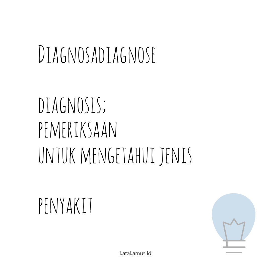 gambar diagnosa/diagnose - diagnosis