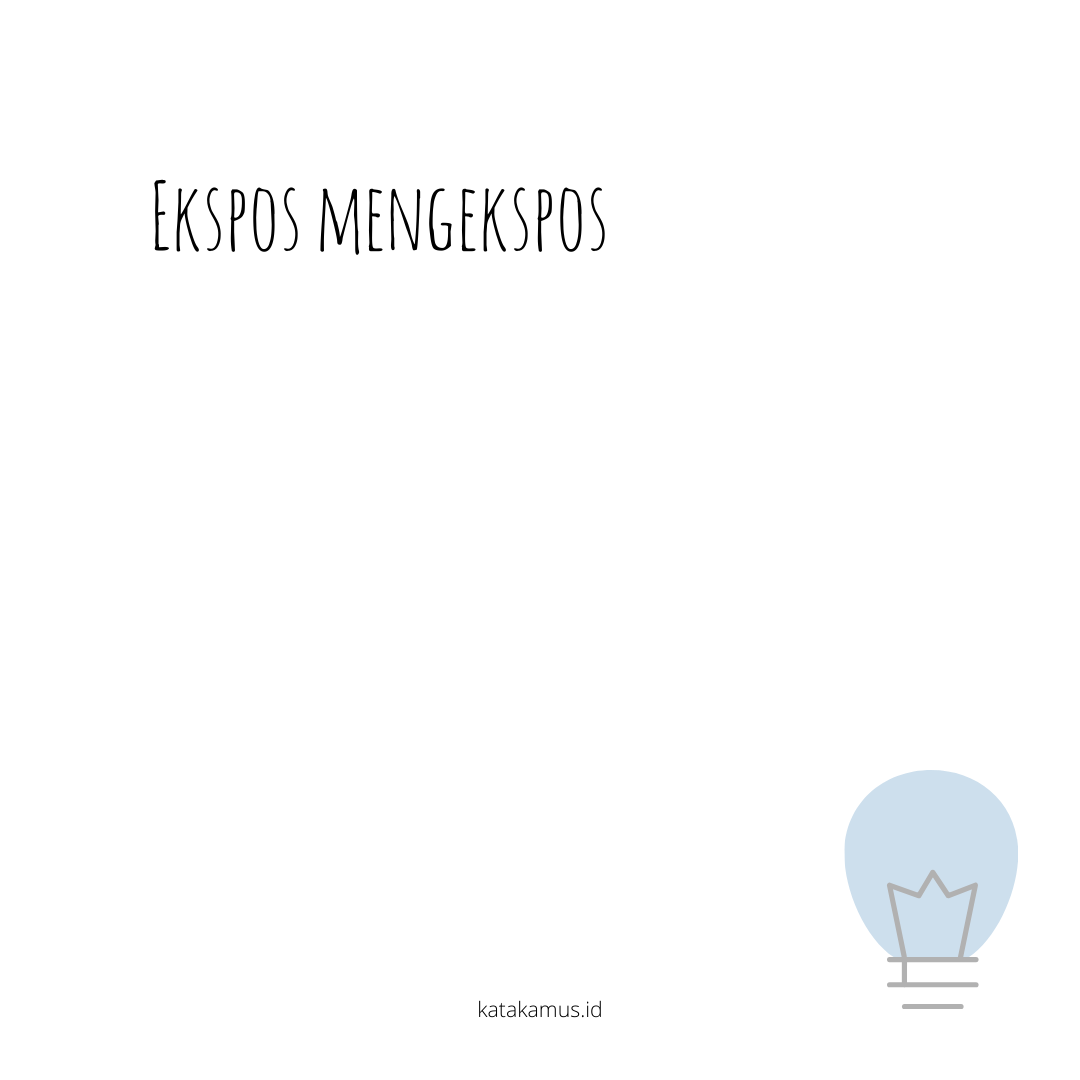gambar ekspos, mengekspos