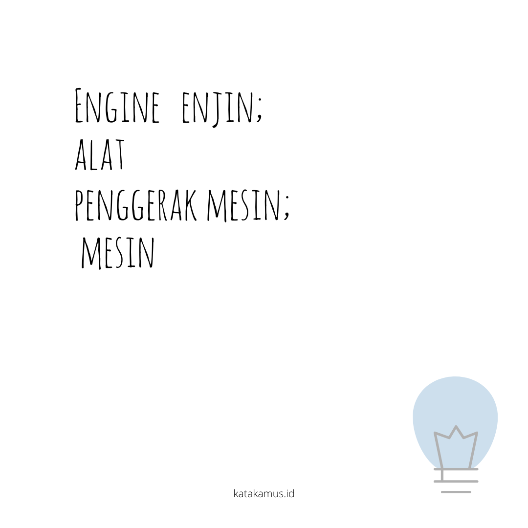 gambar engine - enjin