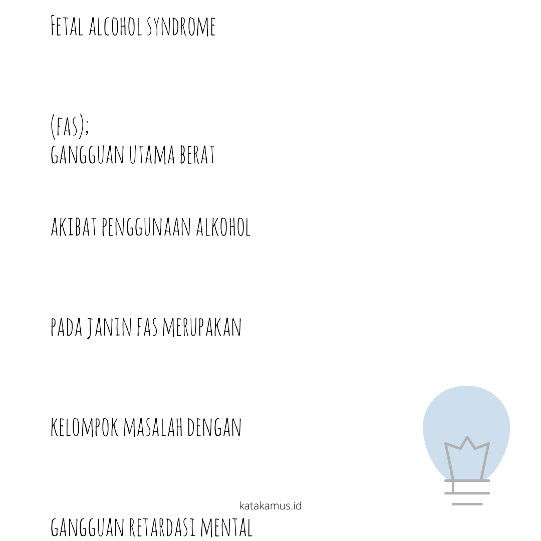 gambar Fetal Alcohol Syndrome (FAS)