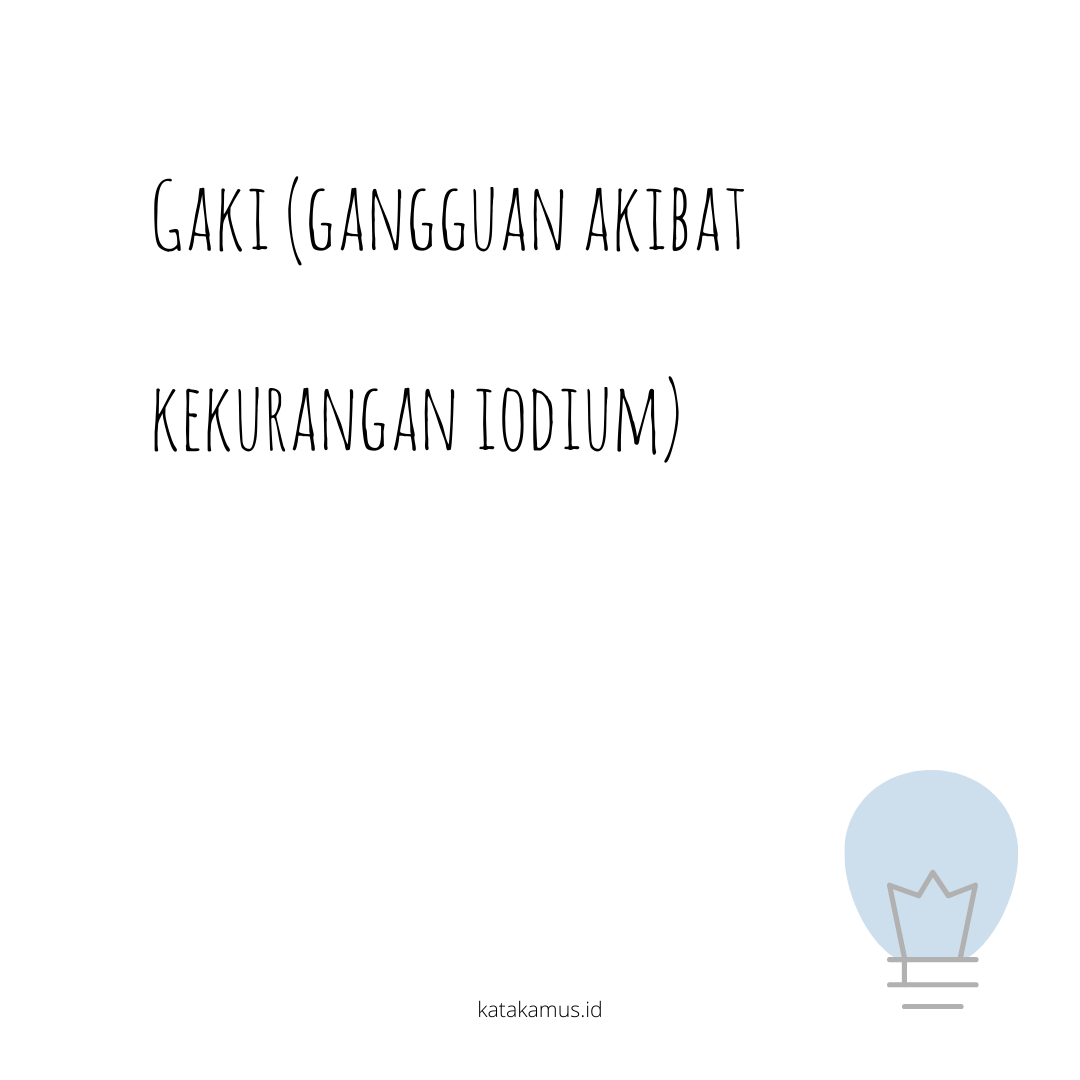 gambar GAKI (Gangguan Akibat Kekurangan Iodium)