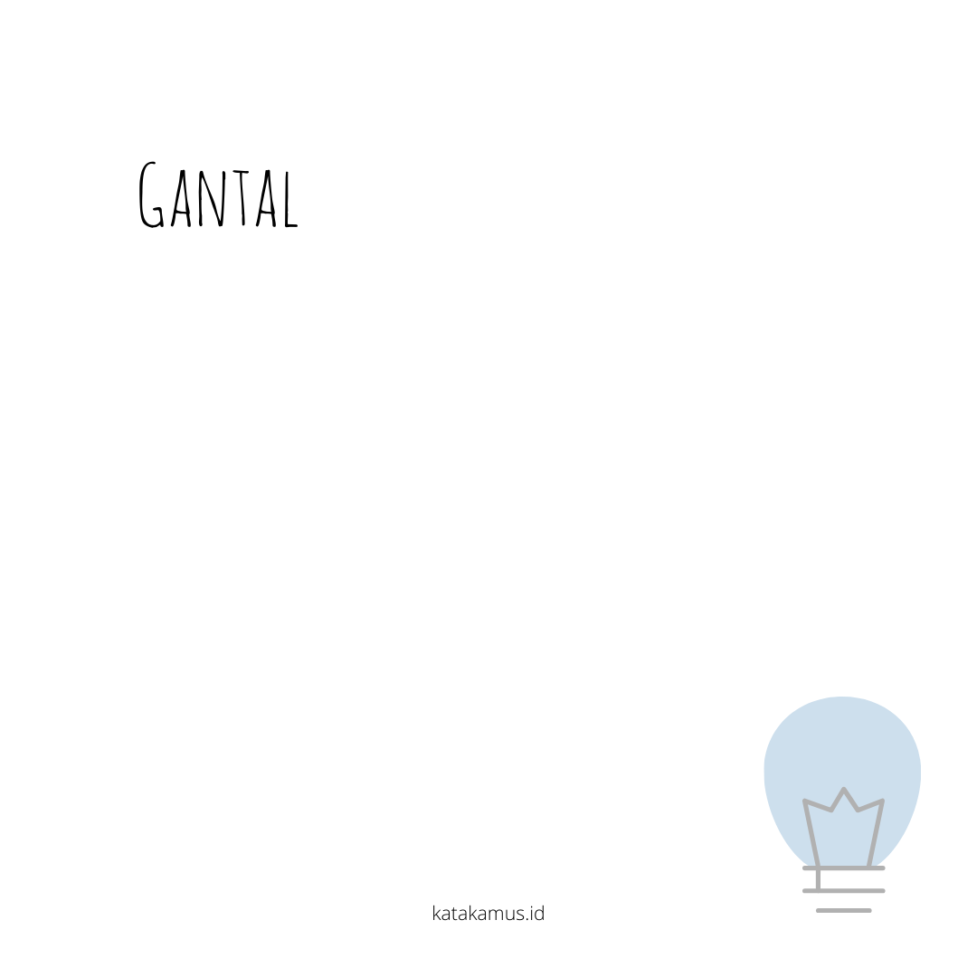 gambar gantal