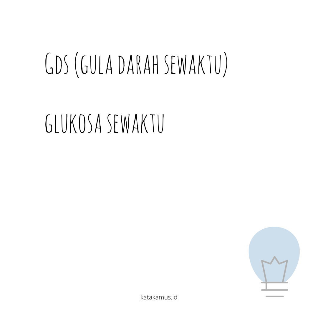 gambar GDS (Gula Darah Sewaktu) / Glukosa Sewaktu