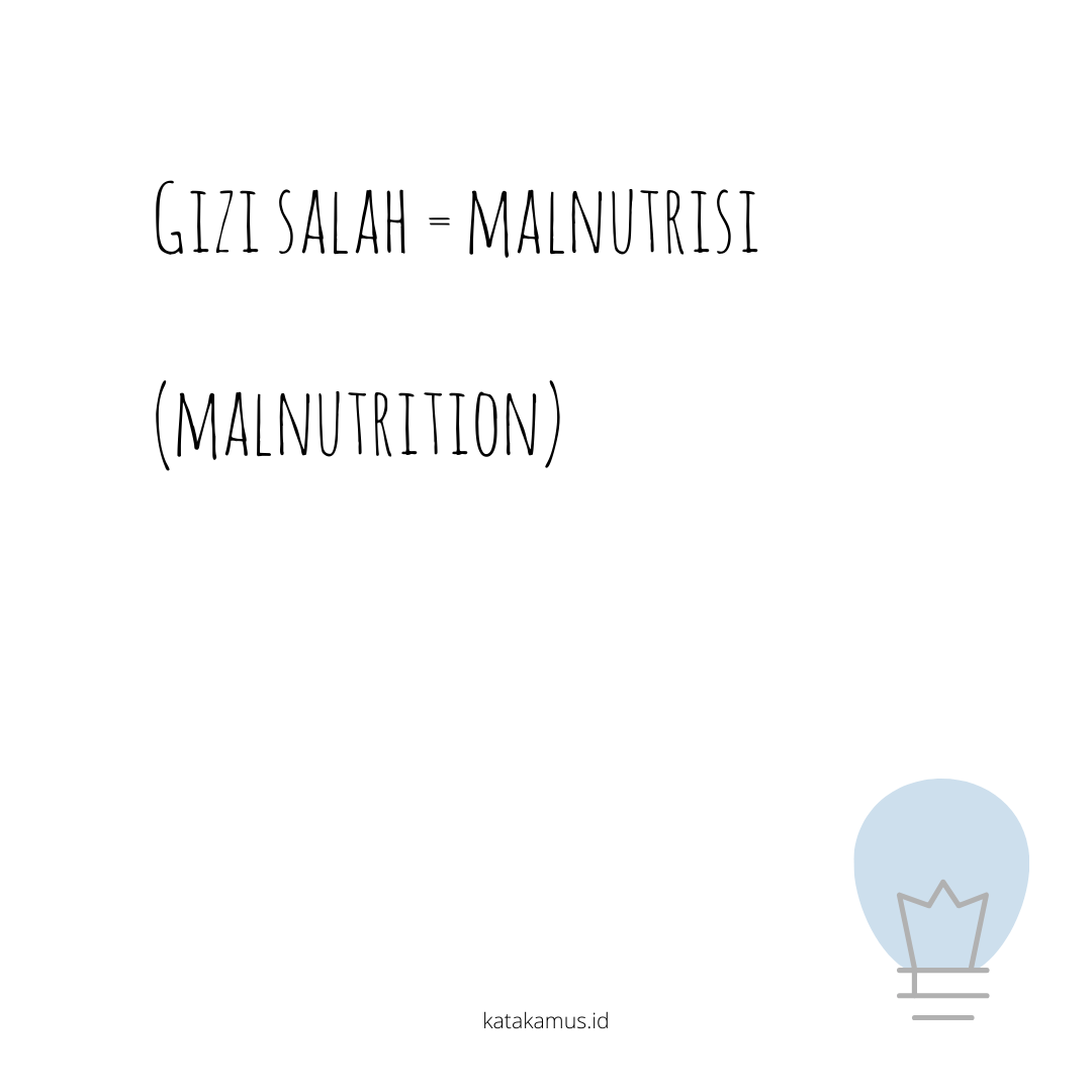 gambar Gizi salah = Malnutrisi (Malnutrition)