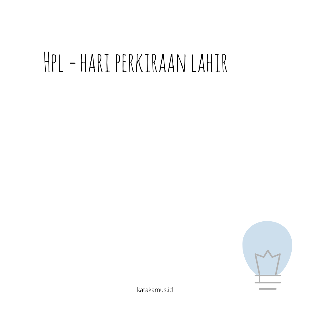 gambar HPL = Hari Perkiraan Lahir