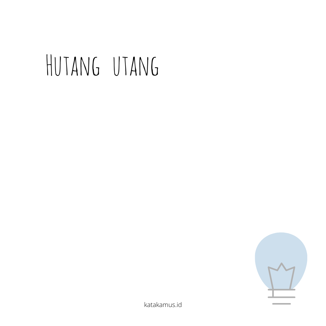 gambar hutang - utang