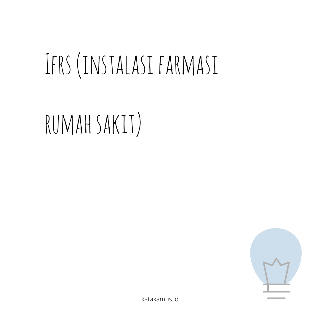 gambar IFRS (Instalasi Farmasi Rumah Sakit)