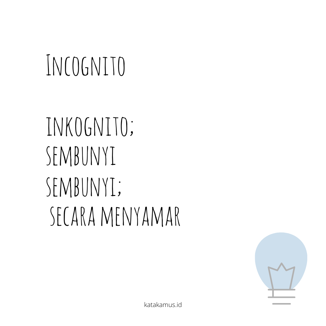 gambar incognito - inkognito