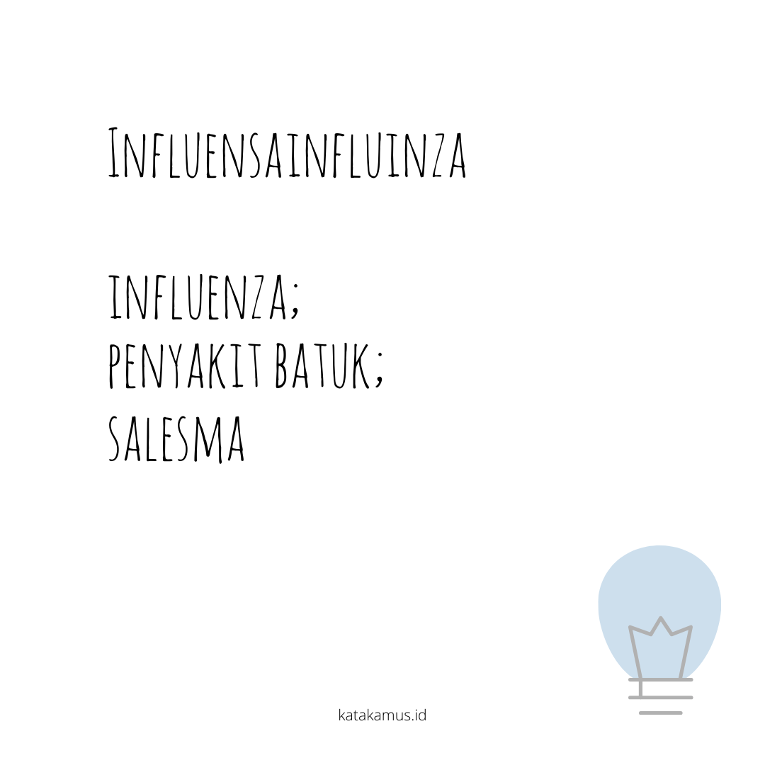 gambar influensa/influinza - influenza