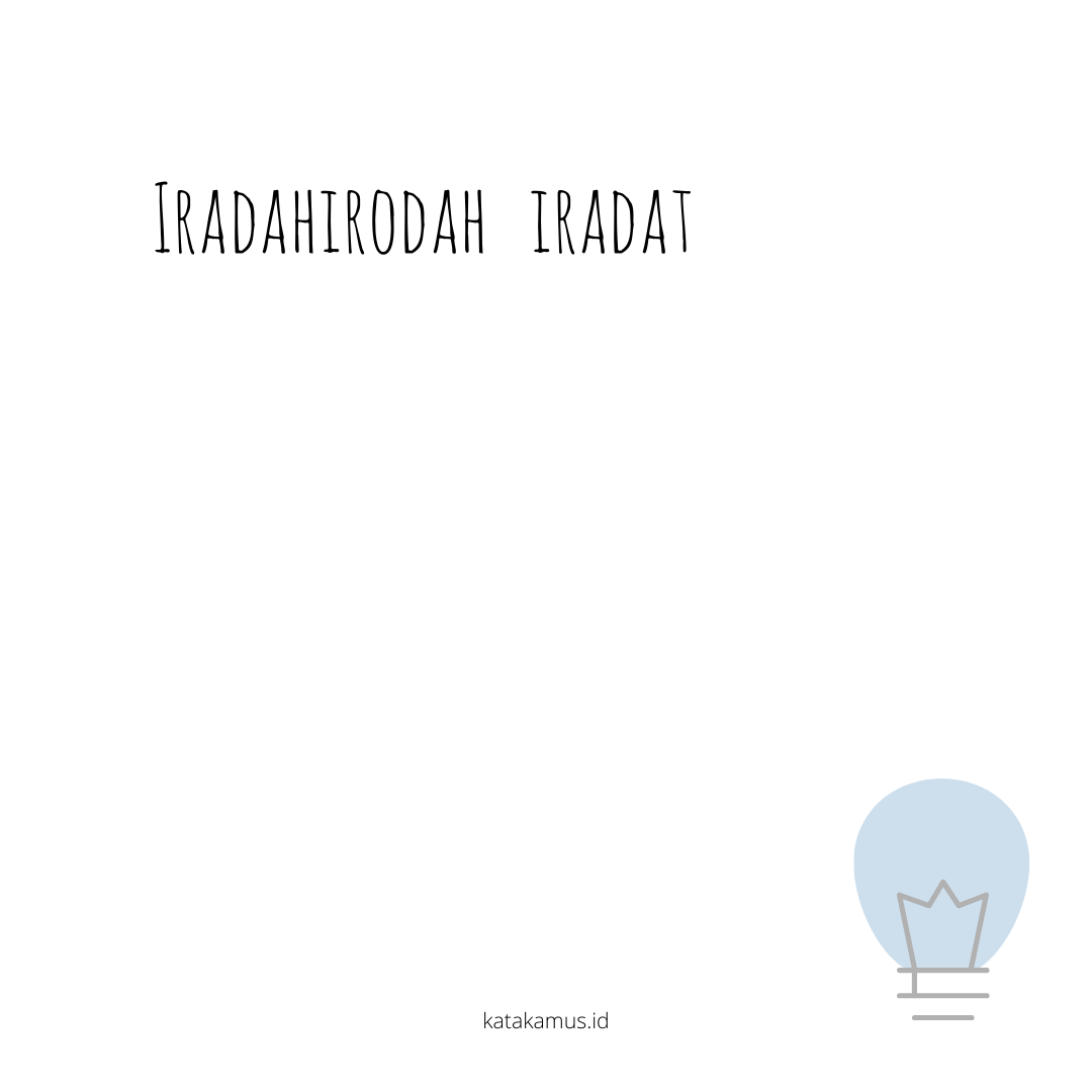 gambar iradah/irodah - iradat