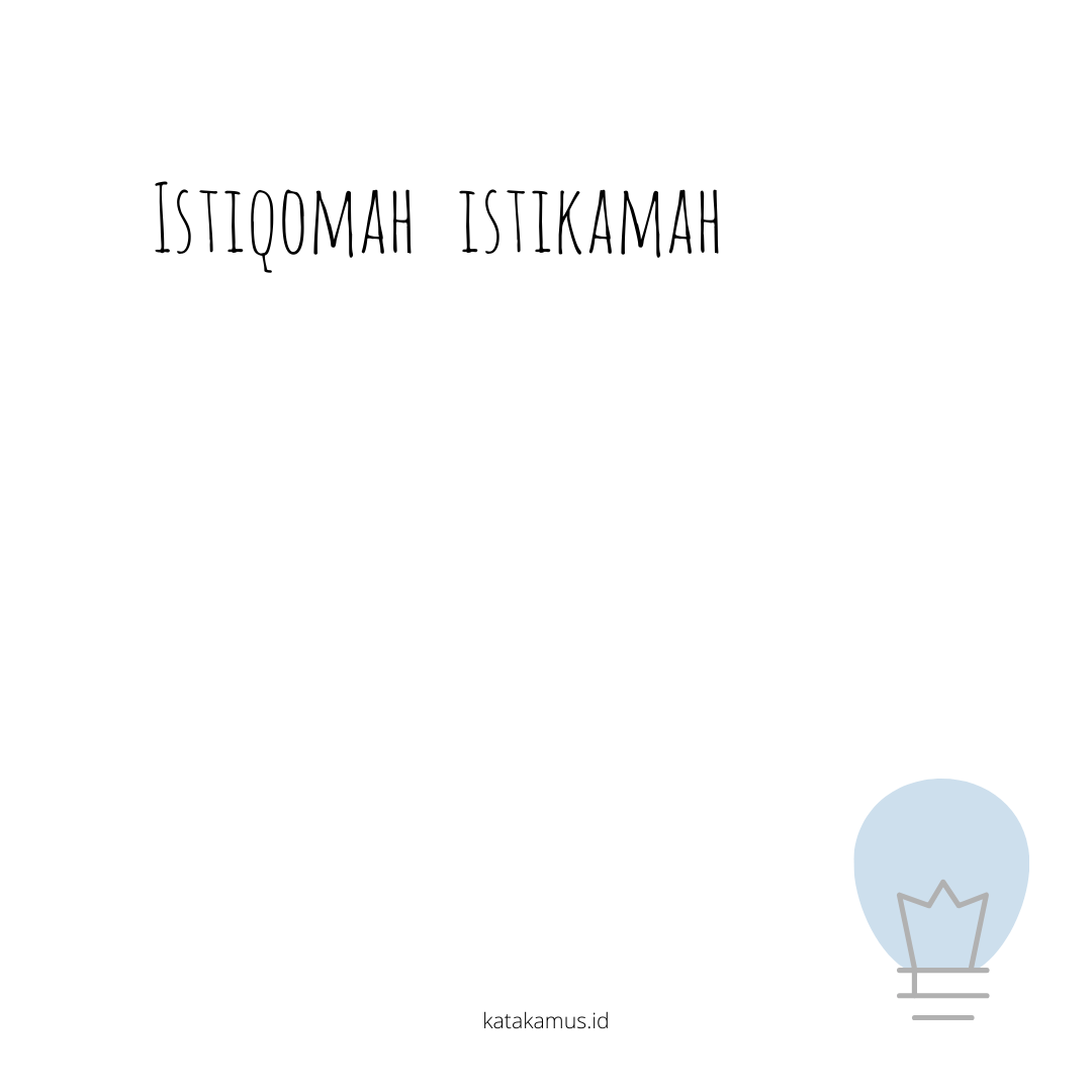 gambar istiqomah - istikamah