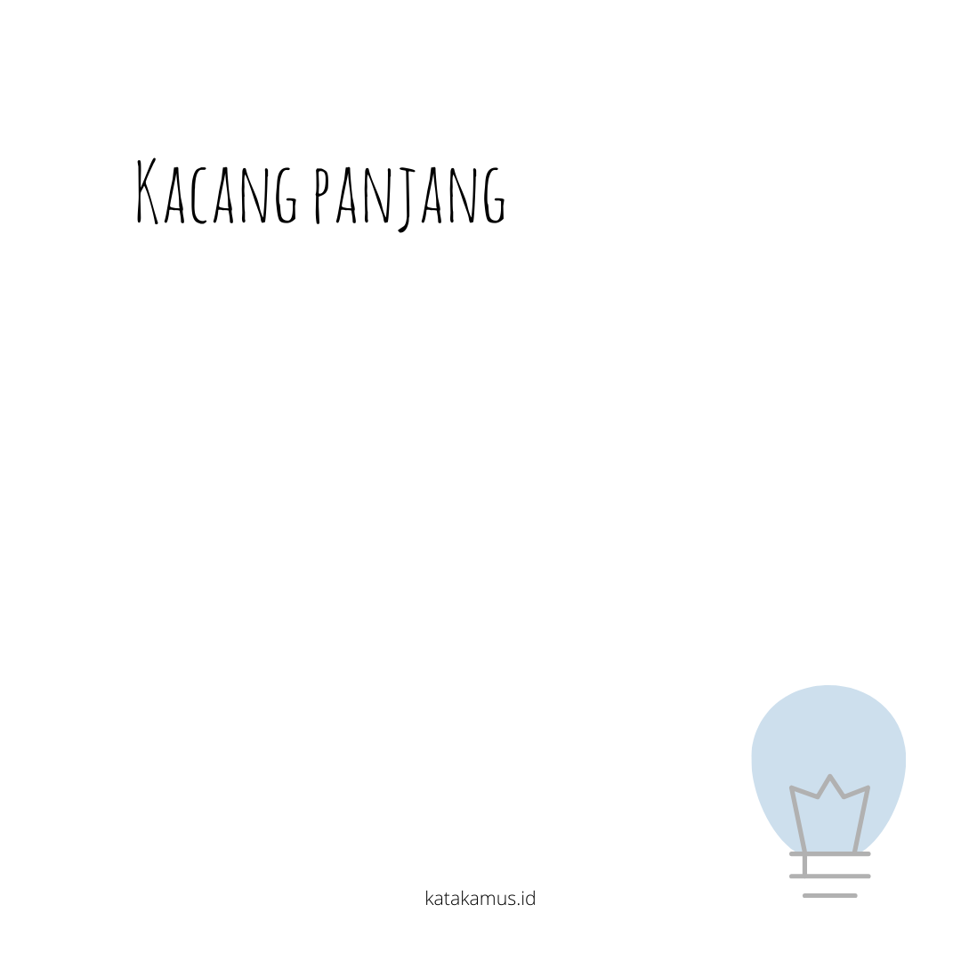gambar kacang panjang