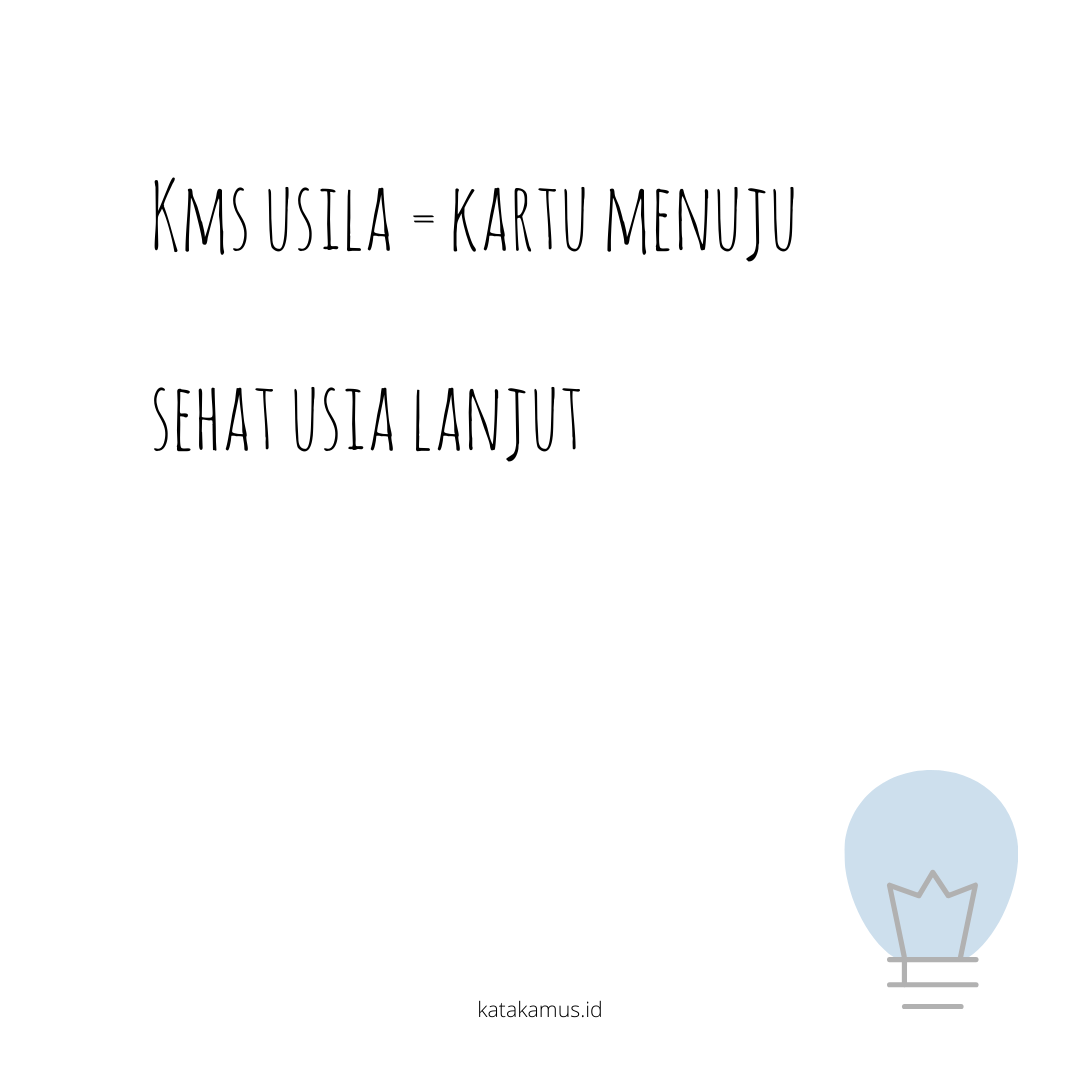 gambar KMS-Usila = Kartu Menuju Sehat Usia Lanjut