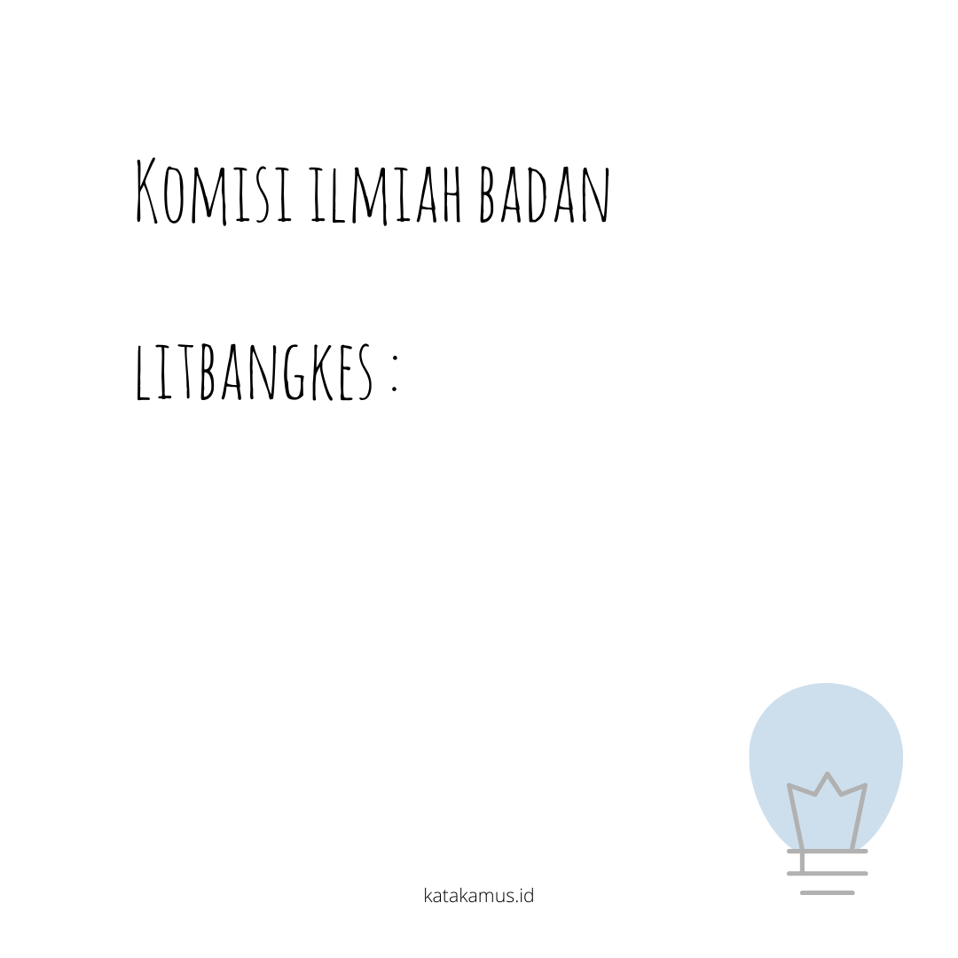 gambar Komisi Ilmiah Badan Litbangkes :