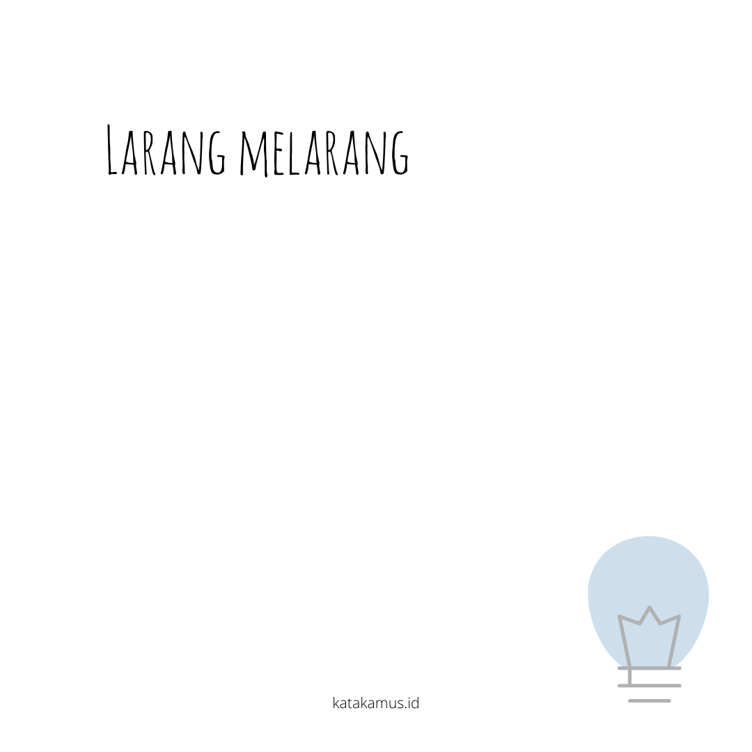 gambar larang, melarang