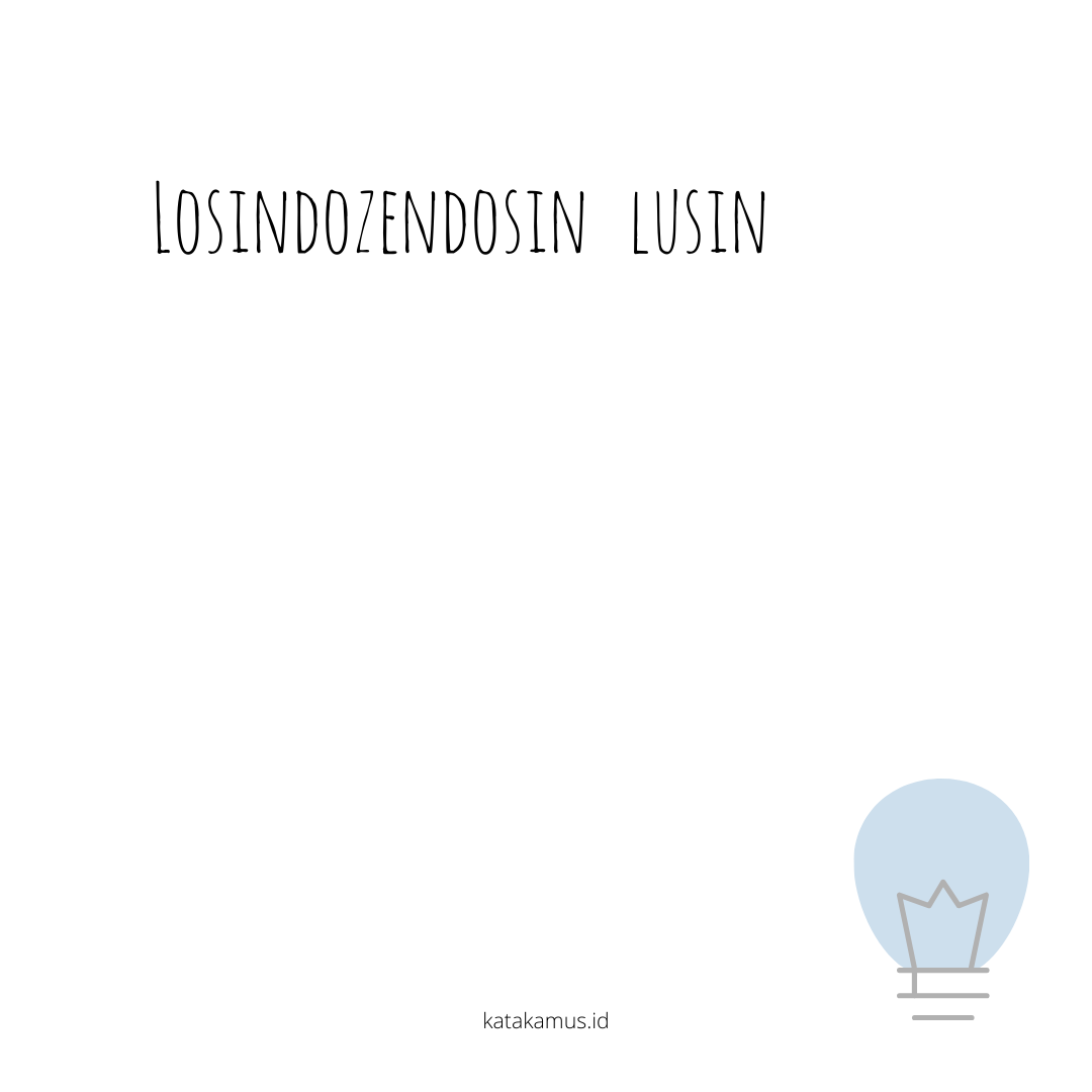 gambar losin/dozen/dosin - lusin