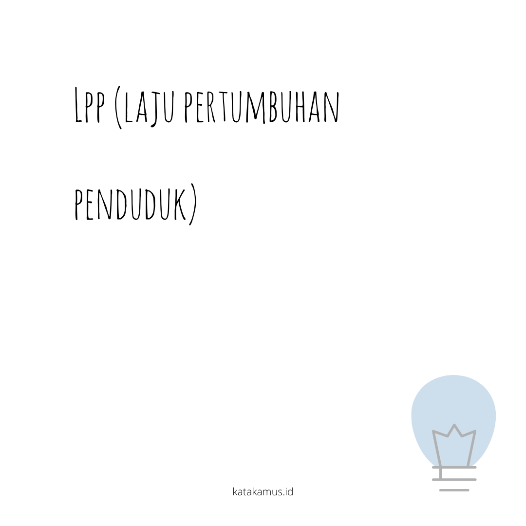 gambar LPP (Laju Pertumbuhan Penduduk)