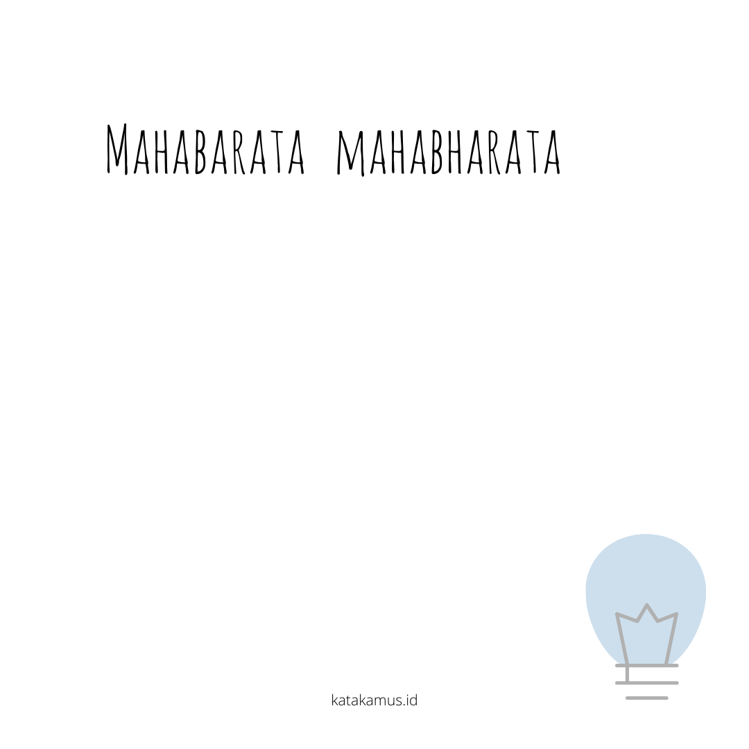 gambar Mahabarata - Mahabharata