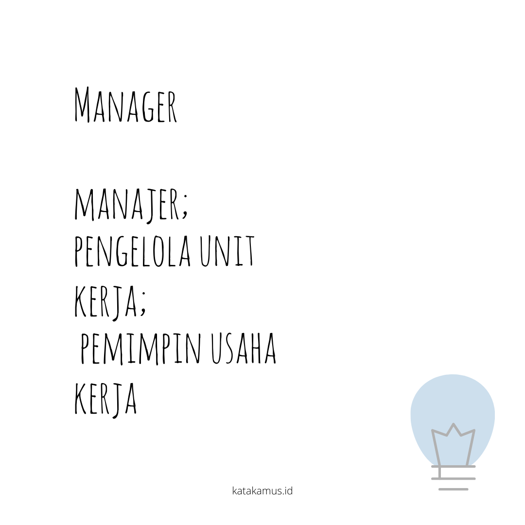 gambar manager - manajer