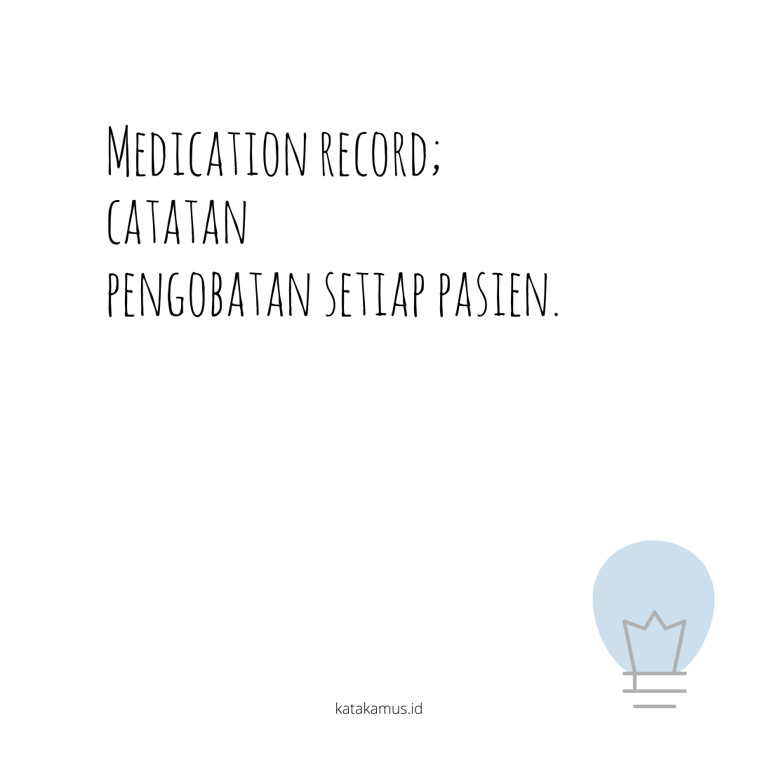gambar Medication Record