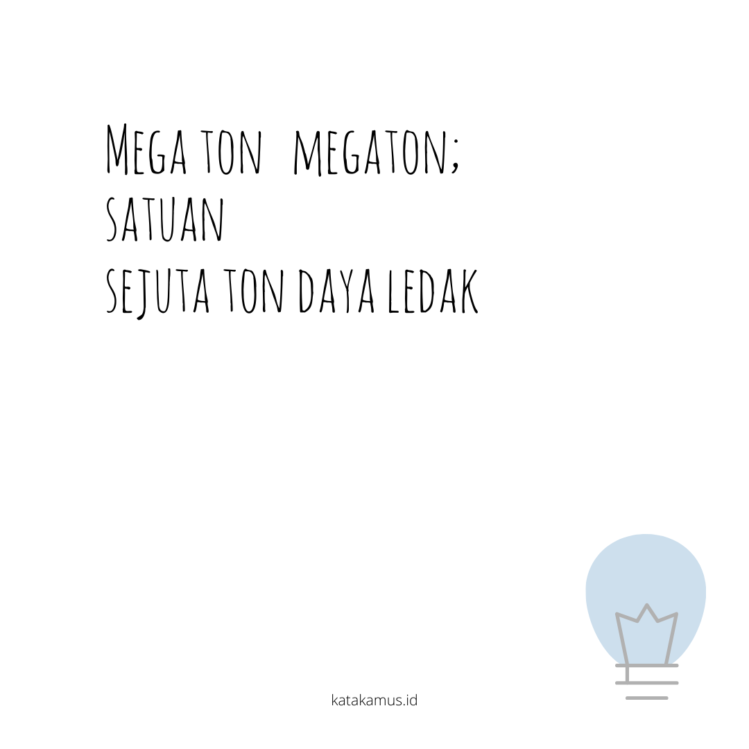 gambar mega ton - megaton