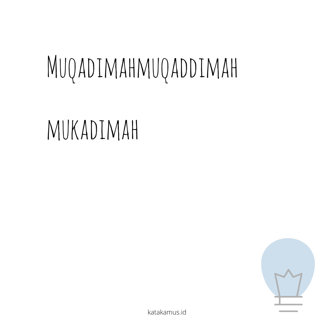 gambar muqadimah/muqaddimah - mukadimah