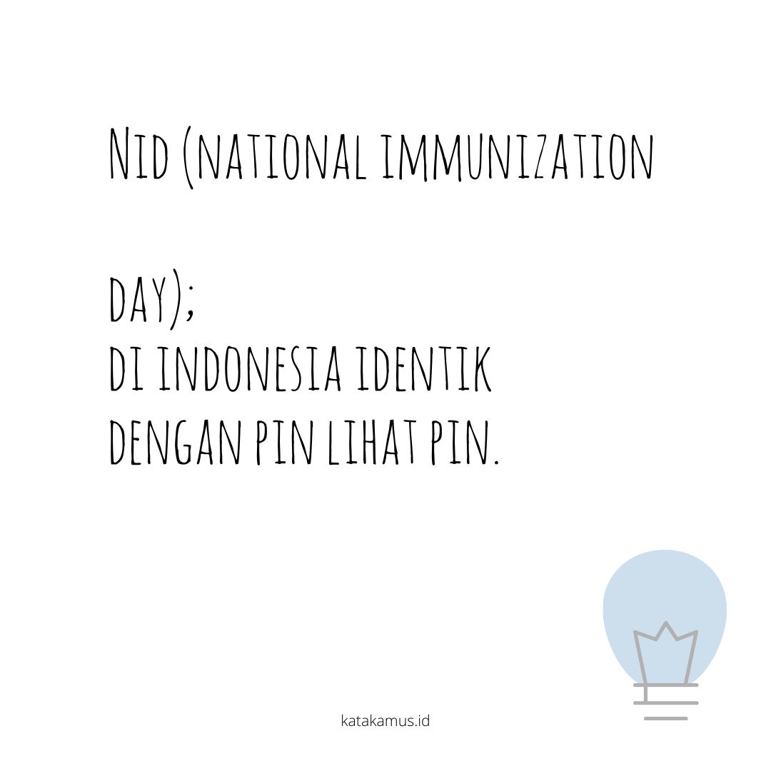 gambar NID (National Immunization Day)