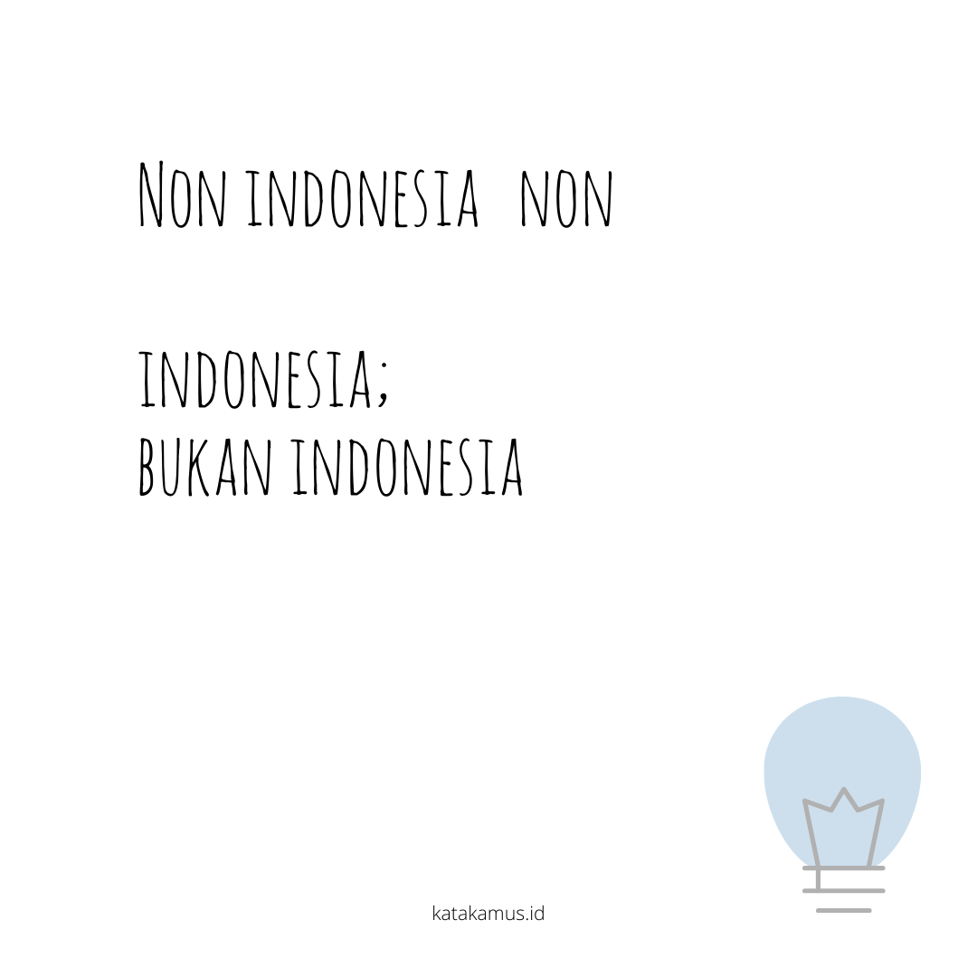 gambar non Indonesia - non-Indonesia