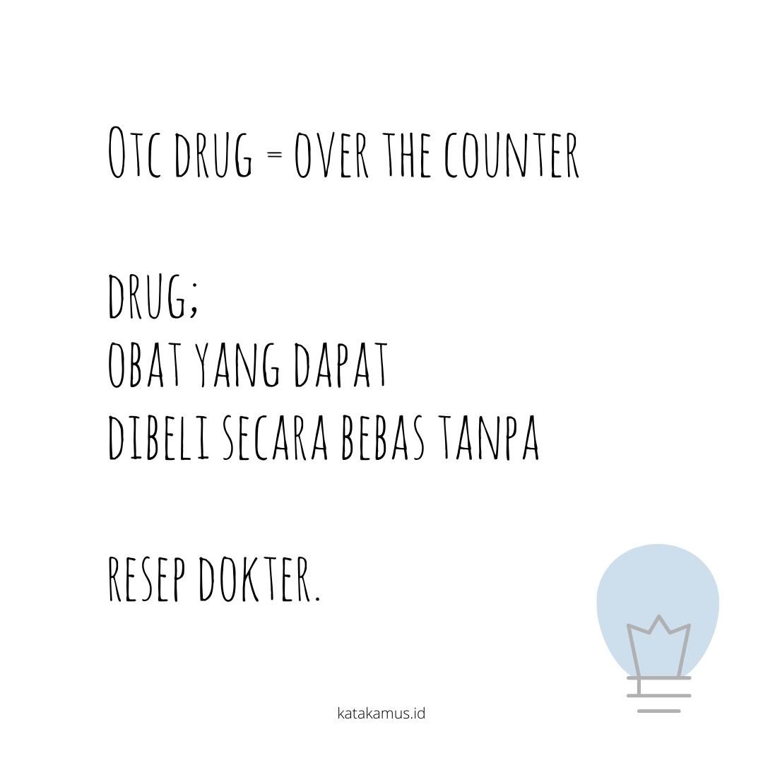 gambar OTC drug = Over The Counter drug