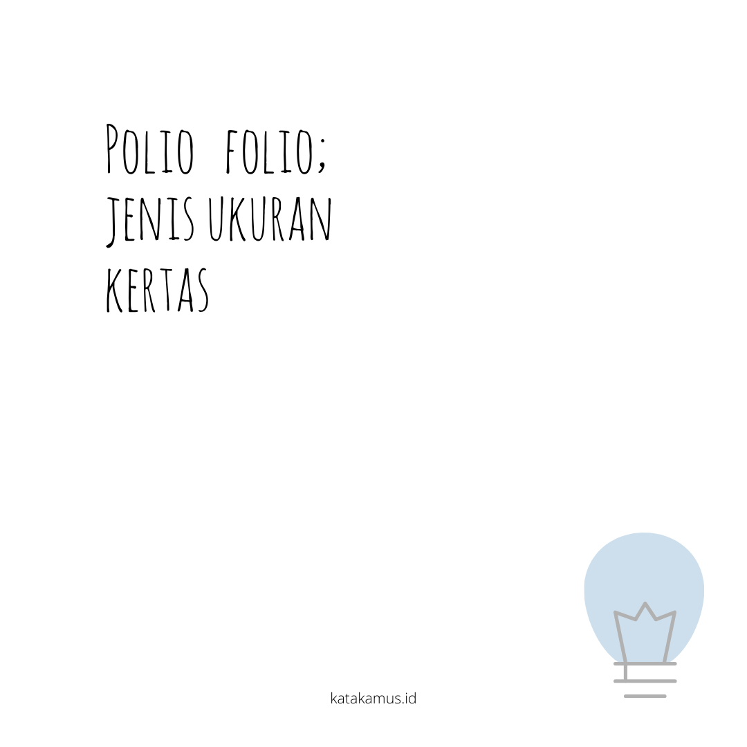 gambar polio - folio