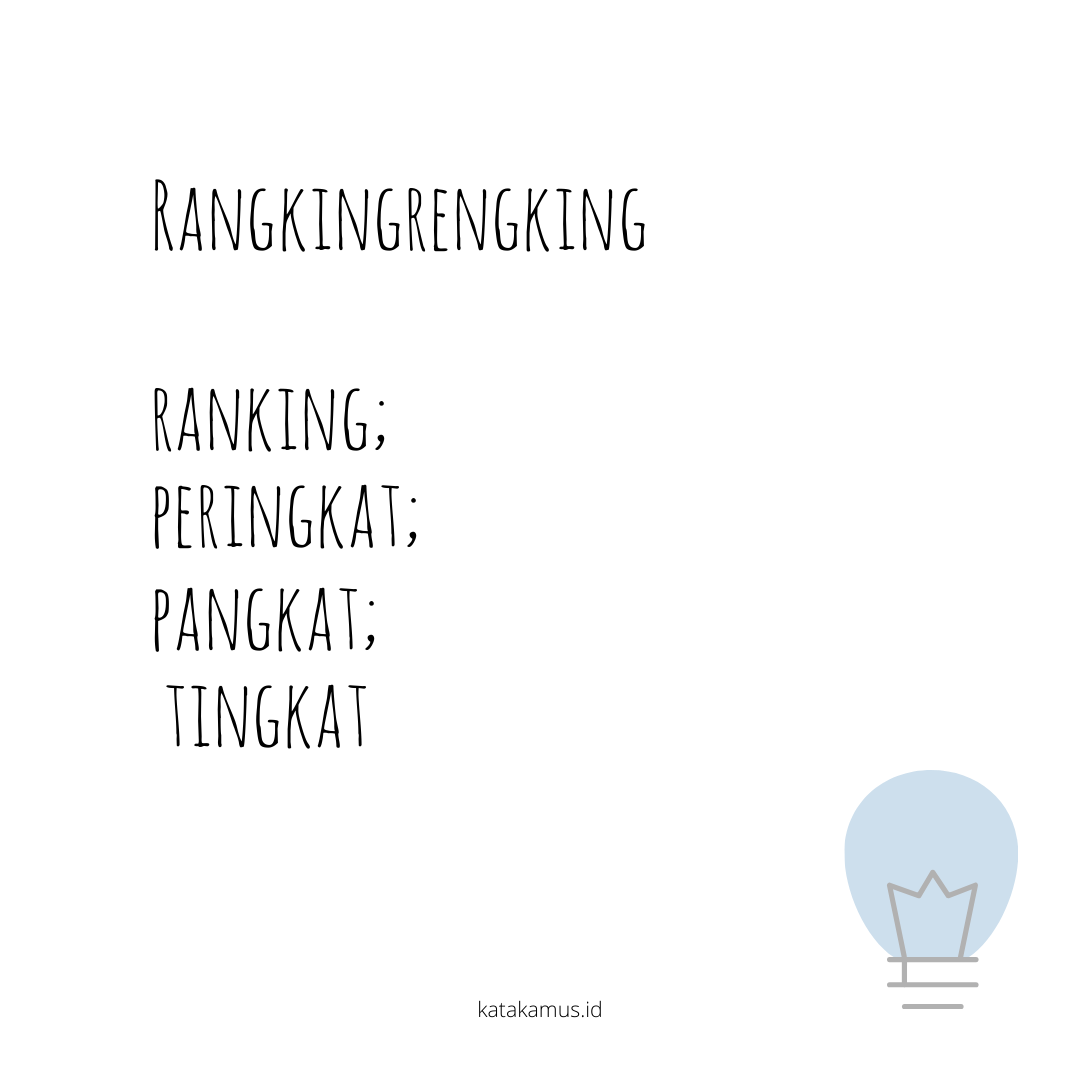 gambar rangking/rengking - ranking