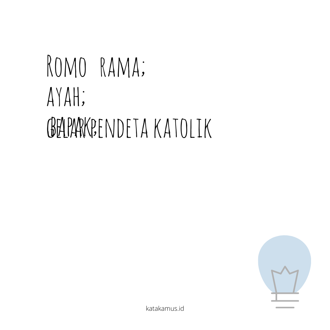 gambar romo - rama