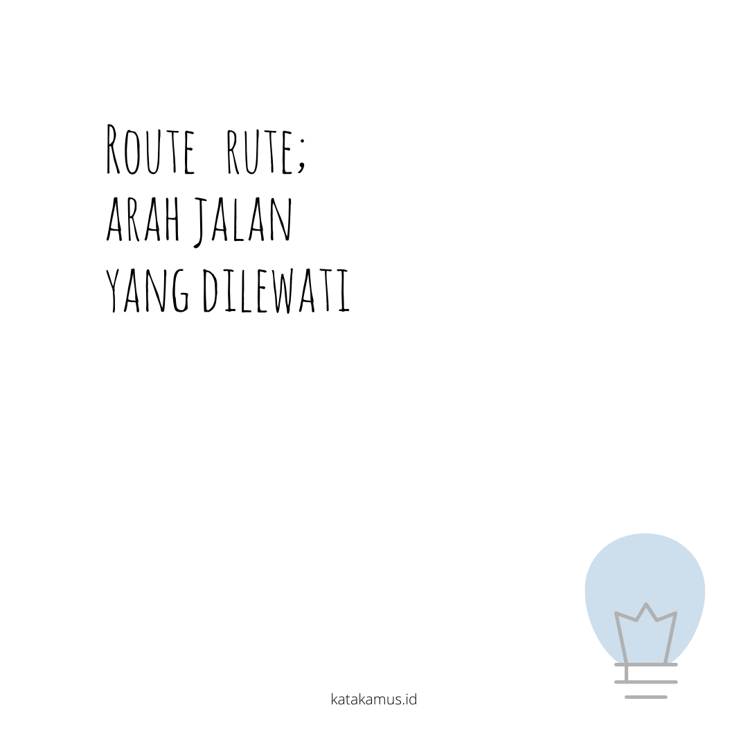 gambar route - rute