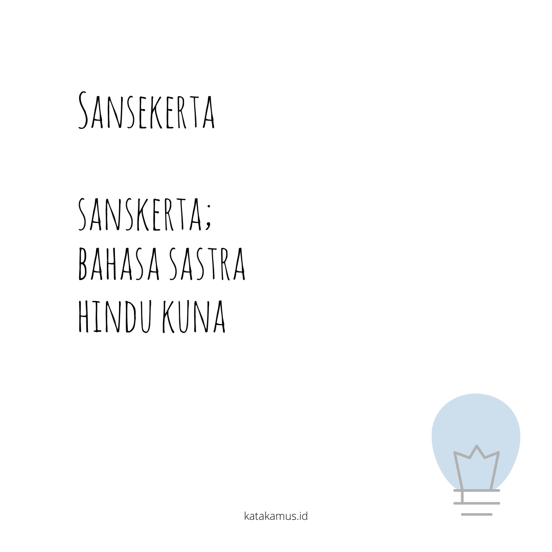 gambar Sansekerta - Sanskerta