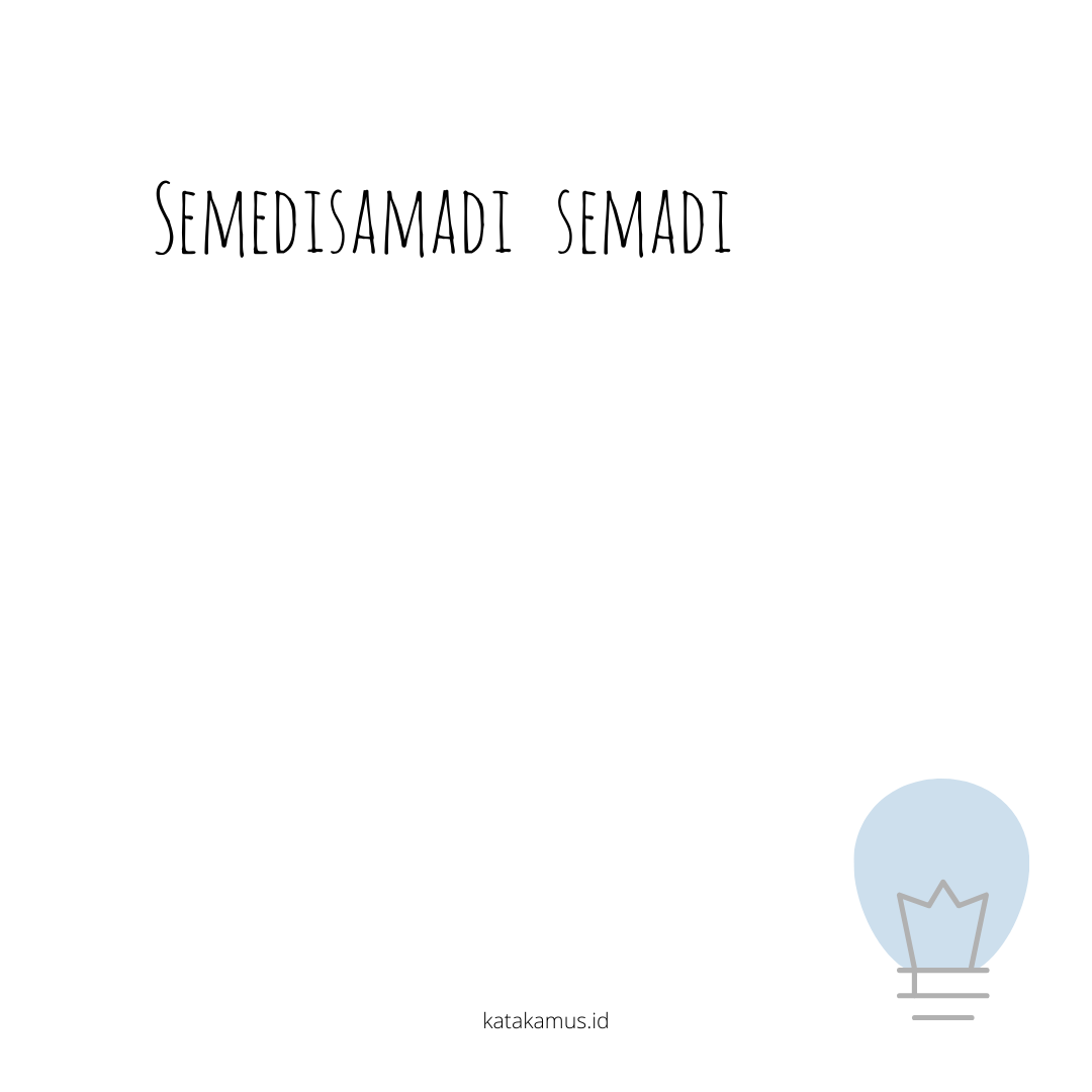 gambar semedi/samadi - semadi