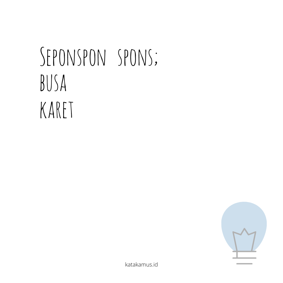 gambar sepon/spon - spons