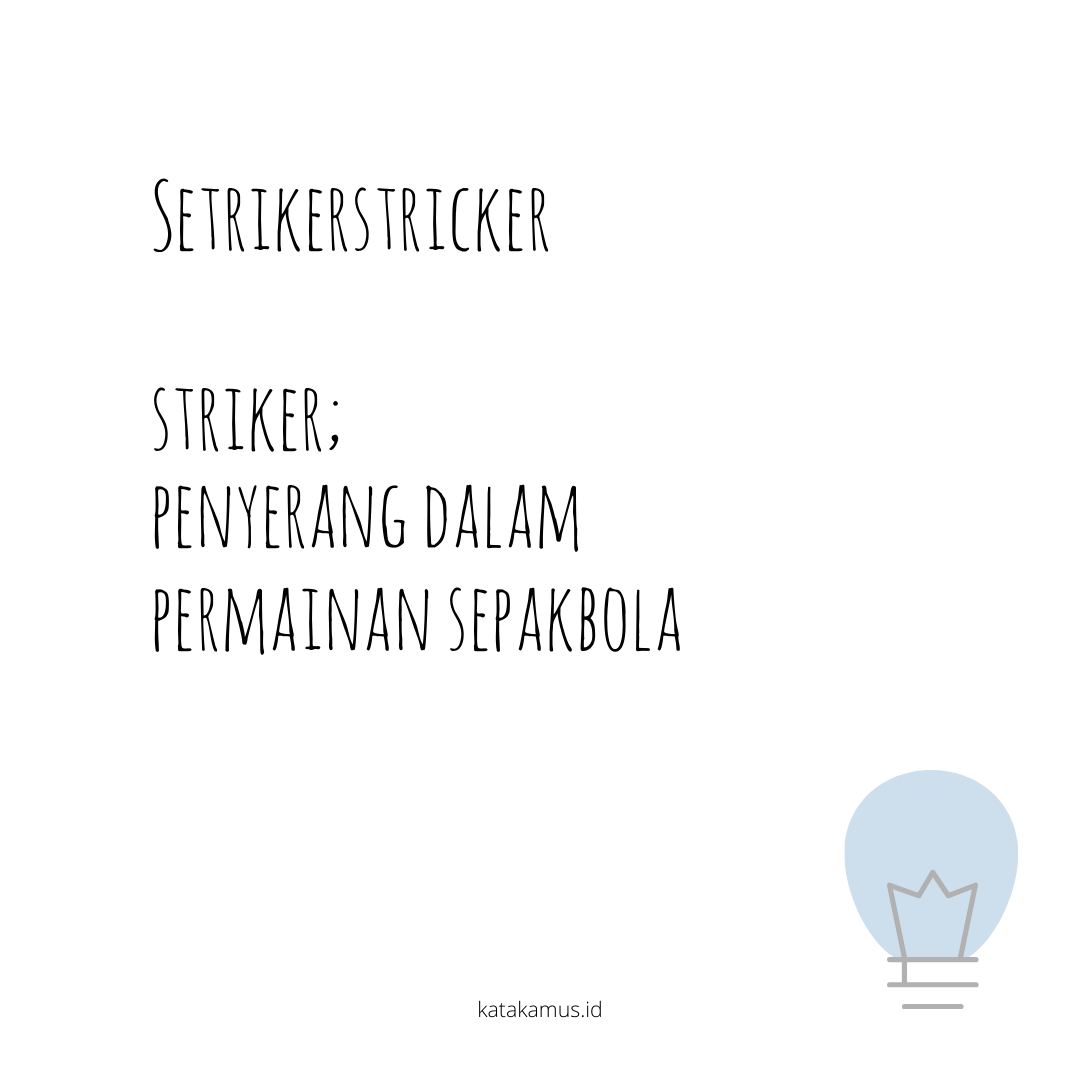 gambar setriker/stricker - striker