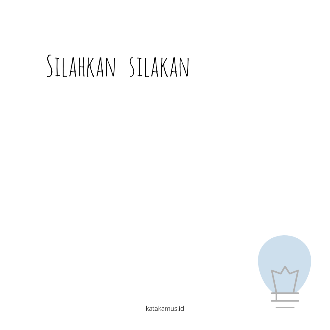 gambar silahkan - silakan