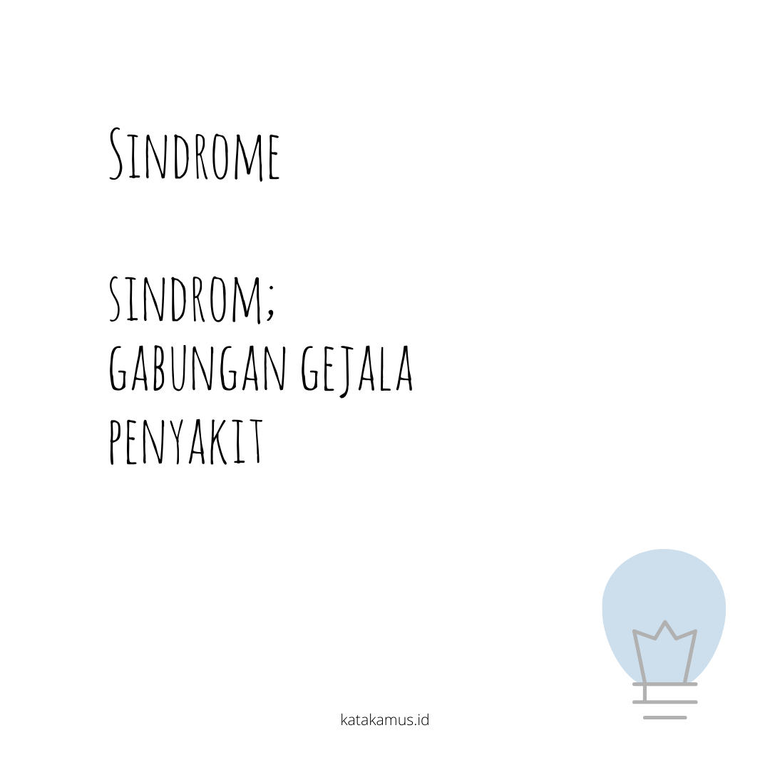 gambar sindrome - sindrom